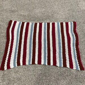 Vintage hand crocheted blanket